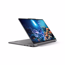 Lenovo Yoga 9 2-in-1 14ILL10 Copilot+ PC Intel Core Ultra 7 258V 35,6 cm (14") Écran tactile WQUXGA 32 Go LPDDR5x-SDRAM 1 To SSD Wi-Fi 7 (802.11be) Windows 11 Home Allemand Gris