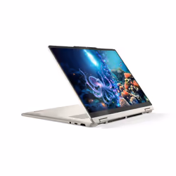 Lenovo Yoga 7 2-in-1 14AKP10 AMD Ryzen AI 7 350 Hybride (2-en-1) 35,6 cm (14") Écran tactile 2.8K 16 Go LPDDR5x-SDRAM 1 To SSD Wi-Fi 7 (802.11be) Windows 11 Home Allemand Gris