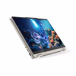 Lenovo Yoga 7 2-in-1 14AKP10 AMD Ryzen AI 7 350 Hybride (2-en-1) 35,6 cm (14") Écran tactile 2.8K 16 Go LPDDR5x-SDRAM 1 To SSD Wi-Fi 7 (802.11be) Windows 11 Home Allemand Gris