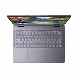 Lenovo IdeaPad 5 2-in-1 14IAL10 Intel Core Ultra 5 225H Hybride (2-en-1) 35,6 cm (14") Écran tactile WUXGA 16 Go LPDDR5x-SDRAM 512 Go SSD Wi-Fi 7 (802.11be) Windows 11 Home Allemand Gris