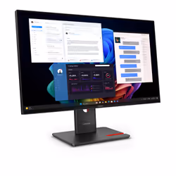 Lenovo ThinkVision T27ud-40 écran plat de PC 27" 4K Ultra HD LCD Noir - Vue supplémentaire 4