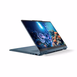 Lenovo Yoga 7 2-in-1 14AKP10 AMD Ryzen AI 5 340 Hybride (2-en-1) 35,6 cm (14") Écran tactile WUXGA 16 Go LPDDR5x-SDRAM 512 Go SSD Wi-Fi 7 (802.11be) Windows 11 Home Allemand Bleu