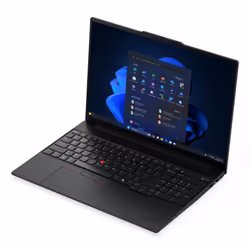 Lenovo ThinkPad E16 Gen 3 (Intel) Intel Core Ultra 5 255U PC portable 16" WUXGA 16Go RAM 512Go SSD Wi-Fi 6E Win11 Espagnole Noir - Vue supplémentaire 5