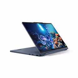 Lenovo Yoga 9 2-in-1 14ILL10 Copilot+ PC Intel Core Ultra 7 256V 35,6 cm (14") Écran tactile 2.8K 16 Go LPDDR5x-SDRAM 512 Go SSD Wi-Fi 7 (802.11be) Windows 11 Home Français Bleu