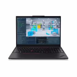 Lenovo ThinkPad P16s Gen 4 (AMD) Copilot+ PC AMD Ryzen AI 9 HX 370 40,6 cm (16") WUXGA 64 Go DDR5-SDRAM 1 To SSD Wi-Fi 7 (802.11be) Windows 11 Pro Allemand Noir