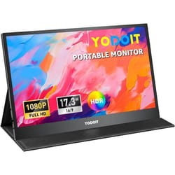 Écran Portable - Yodoit - 173 pouces - 1920 x 1080 FHD - IPS - USB Type C - HDMI