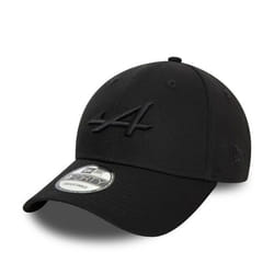 Casquette - NEW ERA - 9FORTY - Noir - Alpine Racing - Ajustable en relief