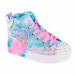 baskets pour filles - Bleu - Skechers Seashell Magic - Mermaid Sea