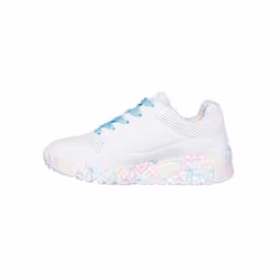 Chaussures pour garçons - SKECHERS - Uno Lite - Blanc - Lacets - Plat