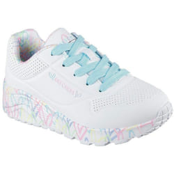 Basket Basse à Lacets Skechers Juniors Uno Lite-Lovely Luv