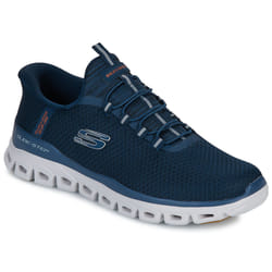 Baskets - SKECHERS - Talon Plat - Marine - Homme - Élastique