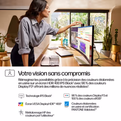 HP Series 7 Pro Écran de conférence WQHD 34 pouces - 734pm - Vue supplémentaire 5