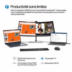 HP Series 7 Pro Écran de conférence WQHD 34 pouces - 734pm - Vue supplémentaire 6