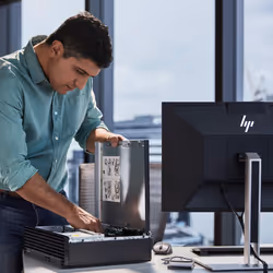 HP Elite 800 G9 i5-14500 8 Go 256 Go SSD Win11 Pro SFF PC Noir - Vue supplémentaire 7