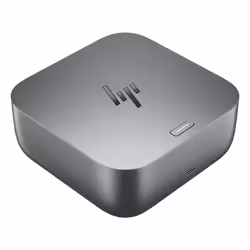 HP Station d’accueil Thunderbolt 4 G6 100 W, Avec fil, Thunderbolt 4, 100 W, 10,100,1000,2500 Mbit/s, Gris, 5K Ultra HD