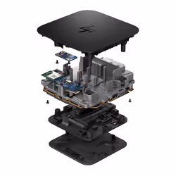 HP USB-C 100W G6 Dock Avec fil USB 3.2 Gen 2 (3.1 Gen 2) Type-C Noir - Vue supplémentaire 7