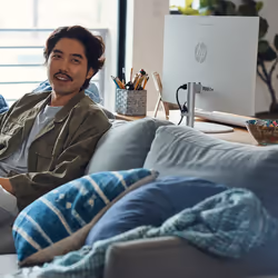 HP All-in-One 24-cr0039nf PC, Intel® Core™ i3, i3-N300, 8 Go, DDR4-SDRAM, 256 Go, SSD