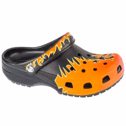 Tongs Homme - Noir - Crocs Classic Flames Clog