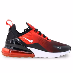 Chaussures - NIKE - Air Max 270 - Rouge - Lacets - Plat