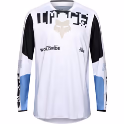 FOX 180 Digi Image Maillot de motocross, blanc, taille XL pour Hommes