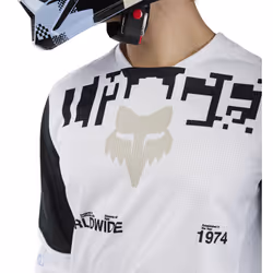 FOX 180 Digi Image Maillot de motocross, blanc, taille XL pour Hommes