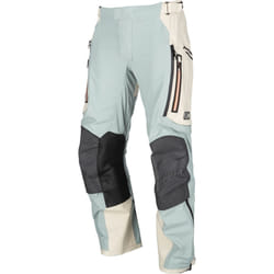 Klim Adventure Rally Gore-Tex Pantalon textile moto enduro, gris-vert-orange, taille 34 pour Hommes