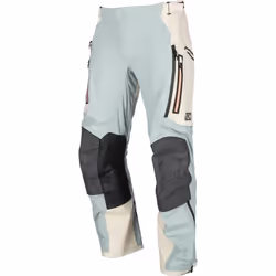 Klim Adventure Rally Gore-Tex Pantalon textile moto enduro, gris-vert-orange, taille 38 pour Hommes