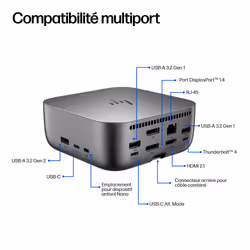 HP Station d'accueil Thunderbolt 4 Ultra G6 280 W - Vue supplémentaire 4