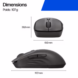 HP 405 Quiet Wireless Mouse - Vue supplémentaire 5