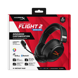 HyperX Cloud Flight 2 – Casque sans fil pour gaming (noir)