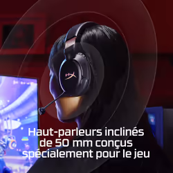 HyperX Cloud Flight 2 – Casque sans fil pour gaming (noir) - Vue supplémentaire 6