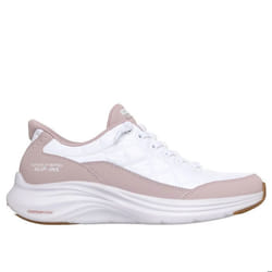 Baskets femme - SKECHERS - Contour Foam Cozy Fit - Blanc - Air-Cooled Memory Foam - Heel Pillow