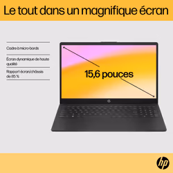 HP Laptop 15-fc0120nf AMD Ryzen 7 5825U 15.6" PC portable Full HD 16Go RAM 512Go SSD Argent - Vue supplémentaire 8
