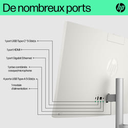 HP All-in-One 24-cr0081nf PC AMD Ryzen™ 7 16 Go DDR4-SDRAM 512 Go SSD Windows 11 Home