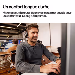 HP Poly Micro-casque filaire USB binaural Mission 825 - Vue supplémentaire 7