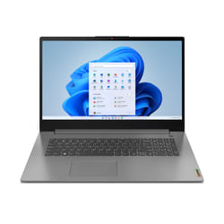 Lenovo IdeaPad 3 17IAU7 Intel® Pentium® Gold 8505 Ordinateur portable 43,9 cm (17.3") HD+ 4 Go DDR4-SDRAM 128 Go SSD Wi-Fi 6 (802.11ax) Windows 11 Home in S mode Français Gris