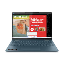 Lenovo Yoga 7 2-in-1 14AKP10 Copilot+ PC AMD Ryzen AI 7 350 Hybride (2-en-1) 14" PC portable Écran tactile WUXGA 16Go RAM 512Go SSD Wi-Fi 7 Win11 Français Bleu