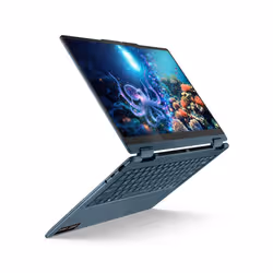 Lenovo Yoga 7 2-in-1 14AKP10 Copilot+ PC AMD Ryzen AI 7 350 Hybride (2-en-1) 14" PC portable Écran tactile WUXGA 16Go RAM 512Go SSD Wi-Fi 7 Win11 Français Bleu - Vue supplémentaire 7