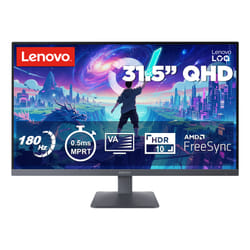 Lenovo LOQ 32Q-10 Écran PC 31,5 pouces QHD VA 180 Hz 0,5 ms Gris