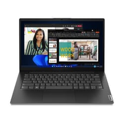 Lenovo V14 G4 AMN AMD Ryzen™ 5 7520U Ordinateur portable 35,6 cm (14") Full HD 8 Go LPDDR5-SDRAM 256 Go SSD Wi-Fi 6 (802.11ax) Windows 11 Pro Français Noir