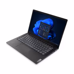 Lenovo V14 G4 AMN AMD Ryzen™ 5 7520U Ordinateur portable 35,6 cm (14") Full HD 8 Go LPDDR5-SDRAM 256 Go SSD Wi-Fi 6 (802.11ax) Windows 11 Pro Français Noir - Vue supplémentaire 3