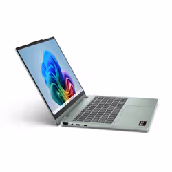 Lenovo IdeaPad 5 2-in-1 14AGP11 Copilot+ PC AMD Ryzen AI 7 445 Hybride (2-en-1) 35,6 cm (14") Écran tactile WUXGA 16 Go DDR5-SDRAM 512 Go SSD Wi-Fi 7 (802.11be) Windows 11 Home Français Vert, Gris - Vue supplémentaire 6