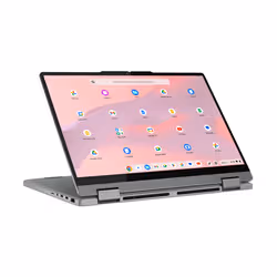 Lenovo Chrome 2in1 14ITN10 N355 Chromebook 14" PC portable Écran tactile WUXGA 8Go RAM 128Go UFS Wi-Fi 6E ChromeOS Français Gris - Vue supplémentaire 2