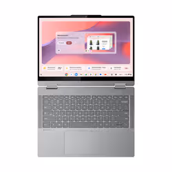 Lenovo Chrome 2in1 14ITN10 N355 Chromebook 14" PC portable Écran tactile WUXGA 8Go RAM 128Go UFS Wi-Fi 6E ChromeOS Français Gris - Vue supplémentaire 8