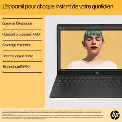 HP 15-fc0150nf AMD Ryzen 5 7520U PC portable 15.6" Full HD 16Go RAM 1To SSD Wi-Fi 6 Win11 Argent - Vue supplémentaire 6