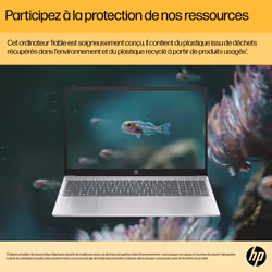 HP 15-fc0150nf AMD Ryzen 5 7520U PC portable 15.6" Full HD 16Go RAM 1To SSD Wi-Fi 6 Win11 Argent - Vue supplémentaire 8