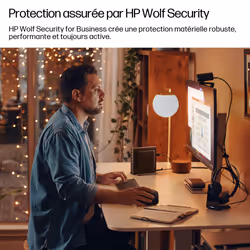 HP EliteDesk 8 Mini G1a Next Gen AI Wolf Pro Security Edition Copilot+ PC AMD Ryzen Al 7 350 32 Go DDR5-SDRAM 1 To SSD Windows 11 Pro Mini PC AI PC Noir - Vue supplémentaire 5