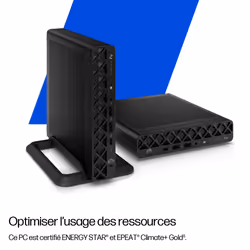 HP EliteDesk 8 Mini G1a Next Gen AI Wolf Pro Security Edition Copilot+ PC AMD Ryzen Al 7 350 32 Go DDR5-SDRAM 1 To SSD Windows 11 Pro Mini PC AI PC Noir - Vue supplémentaire 6
