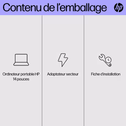 HP 14-ep0055nf Intel® Core™ i3 i3-N305 Ordinateur portable 35,6 cm (14") Full HD 8 Go DDR4-SDRAM 512 Go SSD Wi-Fi 6 (802.11ax) Windows 11 Home Argent - Vue supplémentaire 6