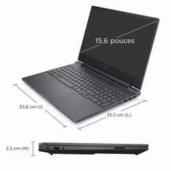HP Victus Gaming 15-fb3025nf AMD Ryzen 5 8645HS PC portable 15.6" Full HD 16Go RAM 512Go SSD AMD Radeon RX 6550M Wi-Fi 6 Win11 AI PC Noir - Vue supplémentaire 7